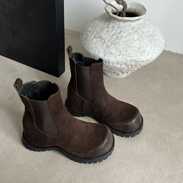 Chocolate Chelsea Boots