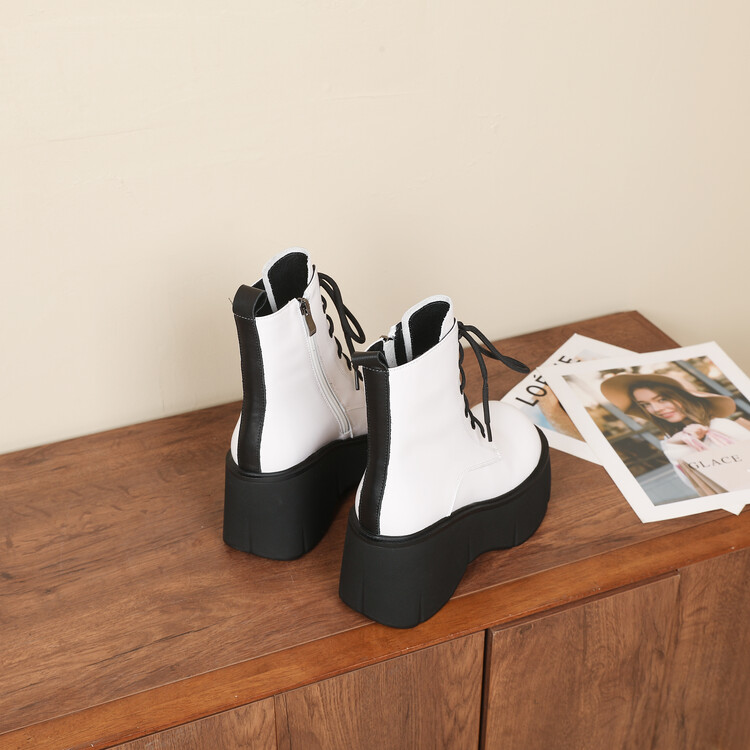White Platform Boots