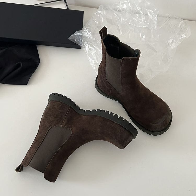 Chocolate Chelsea Boots