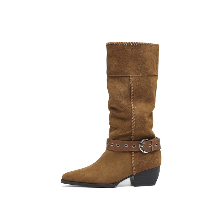 Camel Western Boots