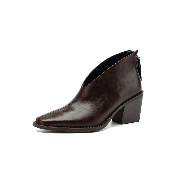 Dark Brown Ankle Boots