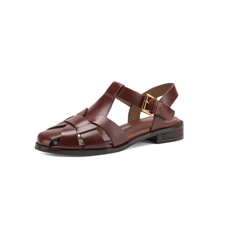 Brown Fisherman Sandals